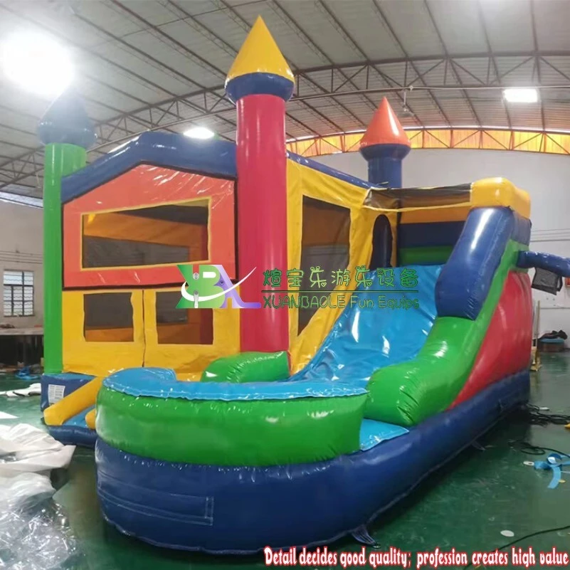 Classic Design bounce house commercial inflatable kids play bouncy moonwalk combo with blower bouncing castle 1