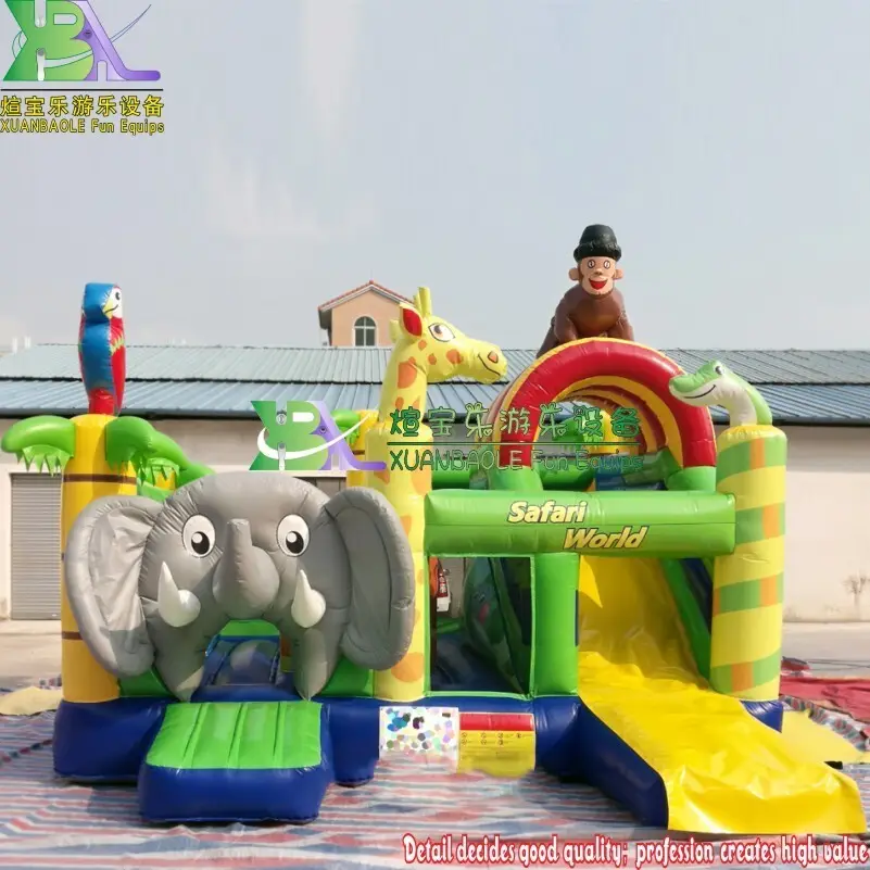Why Inflatable Bouncy Castles with Slides Are Popular 1