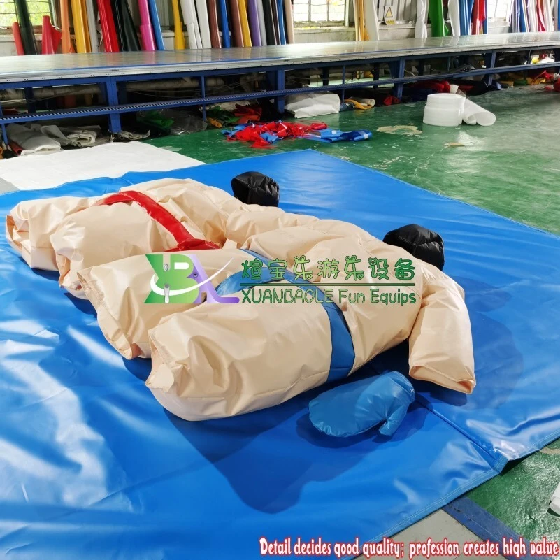 Adultos y niños juegan trajes de sumo para entretenimiento de fiesta traje de lucha de sumo de lucha gorda inflable 1