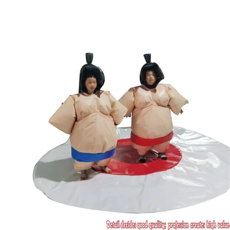 CE Approved Kids Sumo Fight Wrestling Inflatable Fat Suit PVC Cotton Sumo Suit Game 1