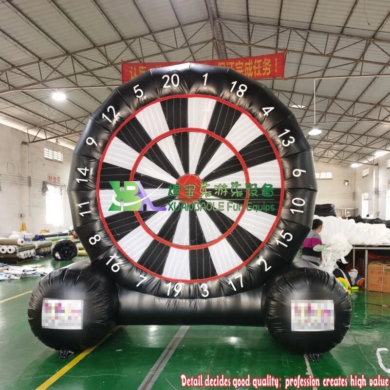 3m/4m/5m high Giant inflatable dart board Soccer football kick dartboard target game 1
