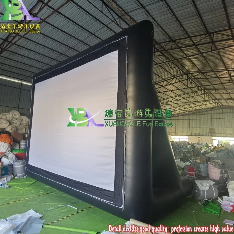 Open Air Cinema Inflatable Movie Screen Blow Up TV Screen And Projector 1