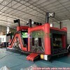 Parcours d'obstacles Pirate Deluxe, événements de fête, grand château gonflable modulaire pour enfants et adultes de 8 m 1