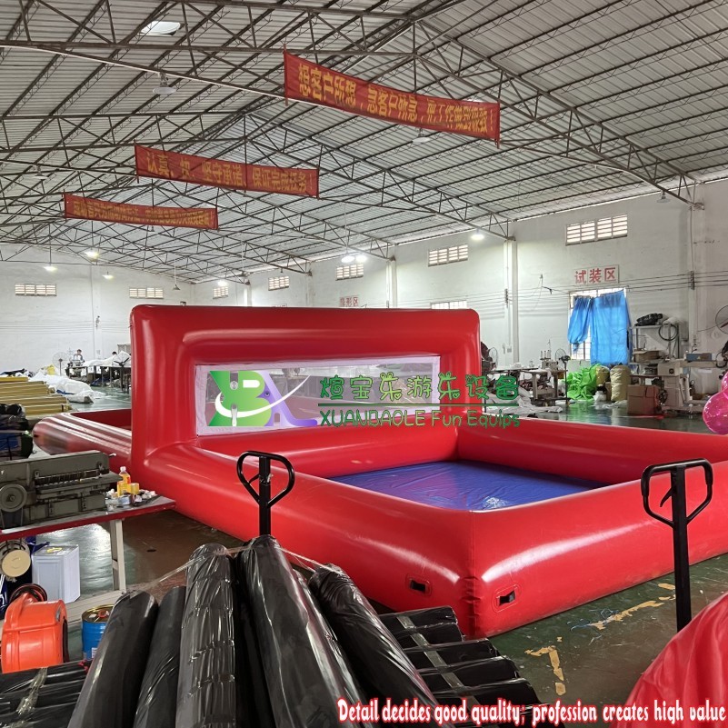 Inflatable Beach Volleyball Field Pool with Net – Giant Water Sport Game for Adults 2