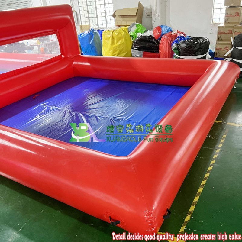 Inflatable Beach Volleyball Field Pool with Net – Giant Water Sport Game for Adults 3