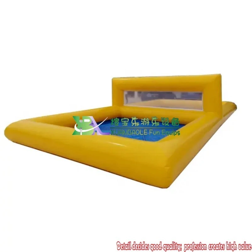 Water Play Equipment Inflatable Beach Volleyball Court / Inflatable Volleyball Water Field / Volleyball Pool on Grass 1