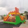 Equipo de parque de atracciones Popular, tobogán seco inflable, castillo hinchable de vaquero occidental, parque infantil con tobogán 5