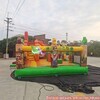 Equipo de parque de atracciones Popular, tobogán seco inflable, castillo hinchable de vaquero occidental, parque infantil con tobogán 6