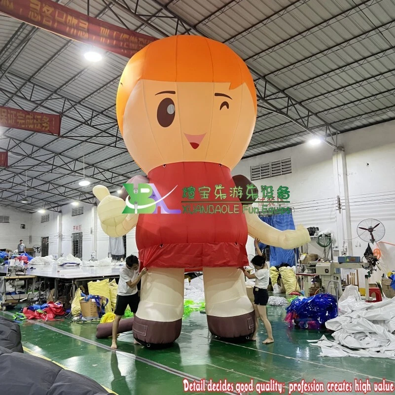 Lovely Inflatable Girl thumb up Cartoon Character For Outdoor Display&Decoration 1