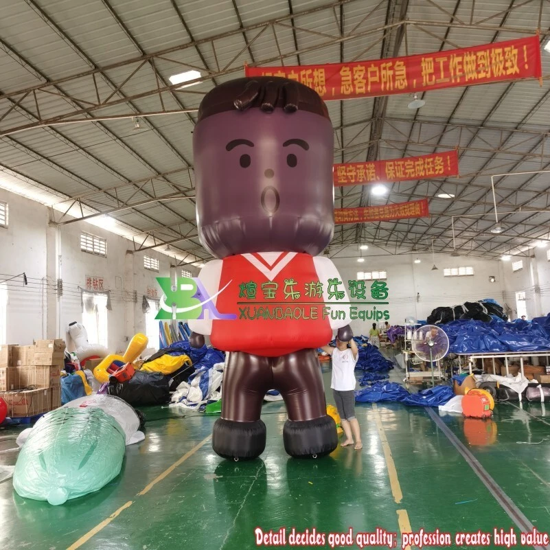 Outdoor Oxford cloth Custom design Giant advertising cartoon boy mascot inflatables for advertising 1