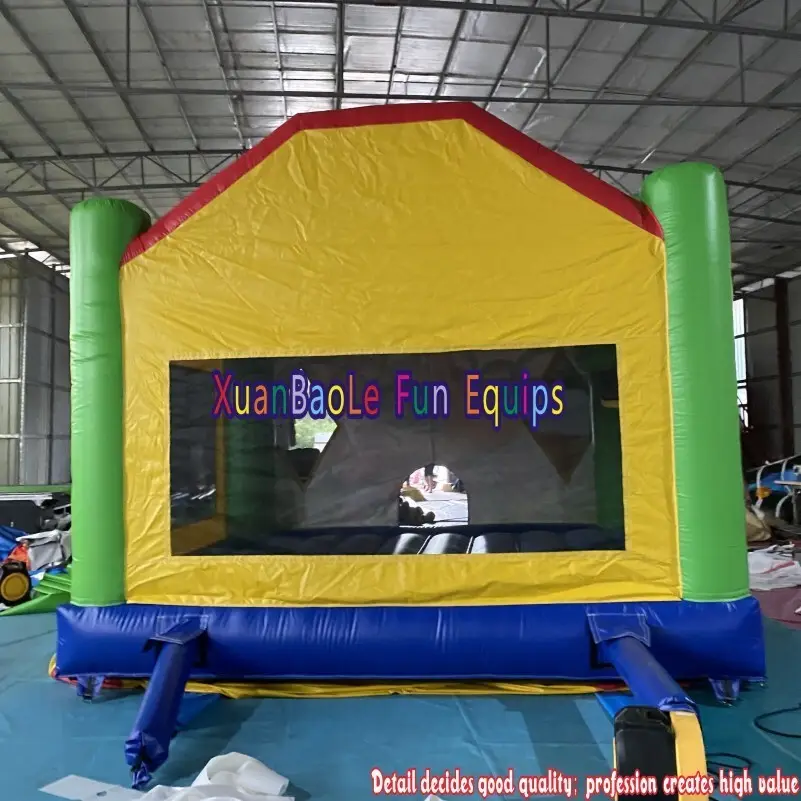 Large Inflatable Bounce House with Custom Services for Industry Artwork Theme Spray Printing 4
