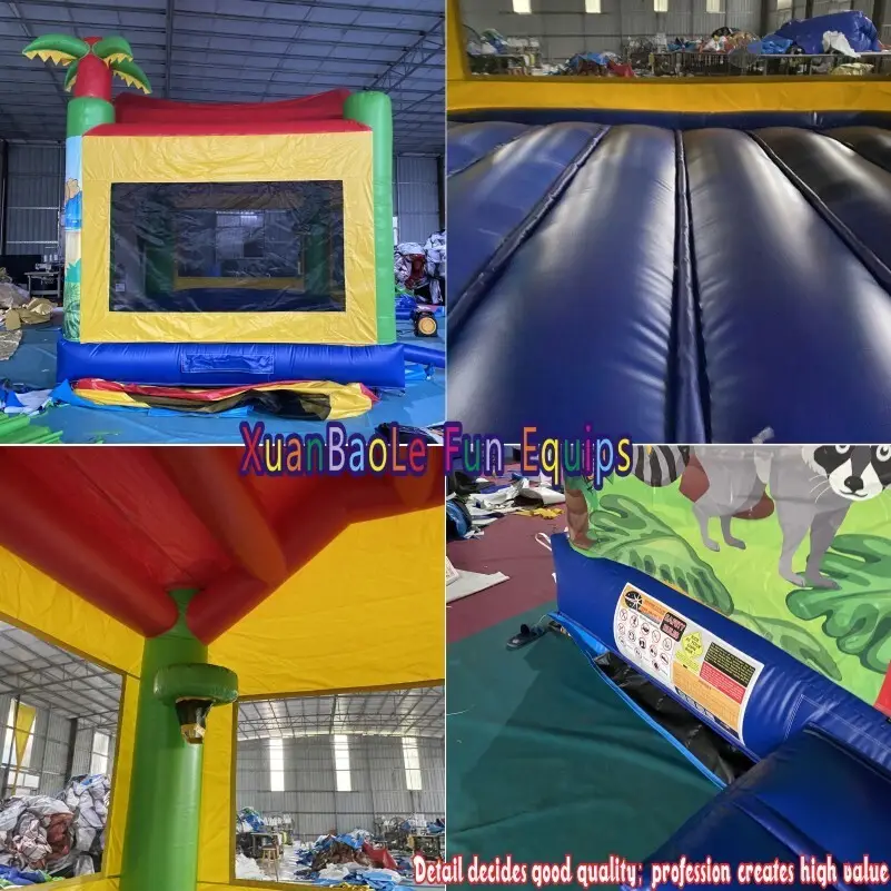 Large Inflatable Bounce House with Custom Services for Industry Artwork Theme Spray Printing 5