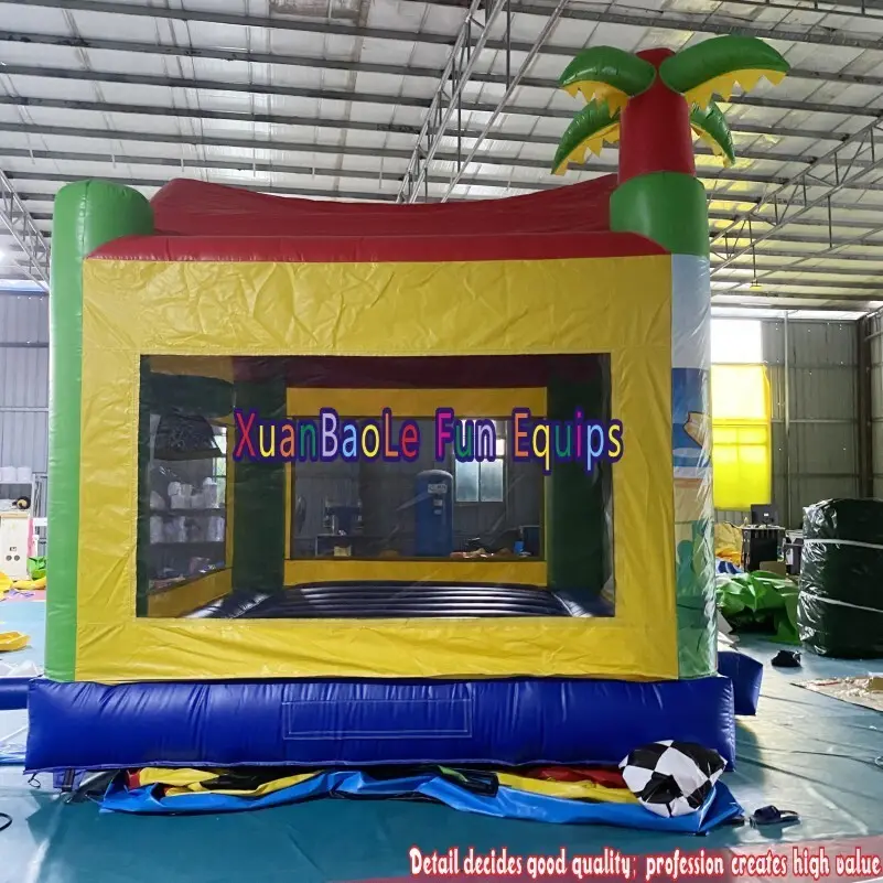 Large Inflatable Bounce House with Custom Services for Industry Artwork Theme Spray Printing 7