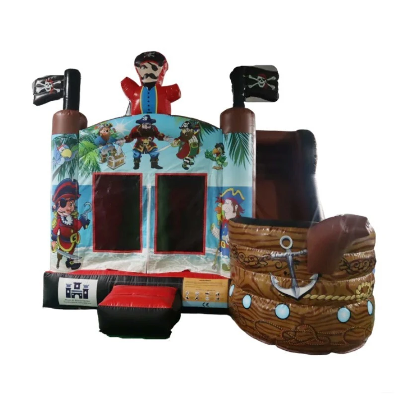 Custom Size Inflatable Bounce House Inflatable Pirate Moonwalk Jumping House 1
