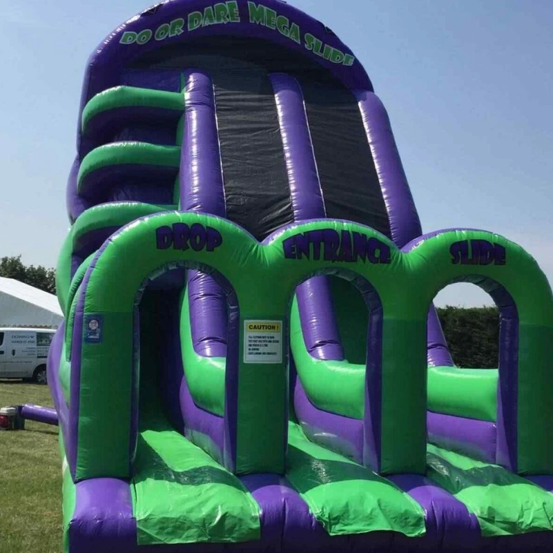 Mighty Inflatable Mega Slide Do Or Dare Dry Slide For Outdoor Event 1