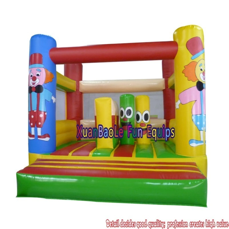 Regular Inflatable Circus Clown Bounce House, Party Circus Clown Medium Jumping Castle 1
