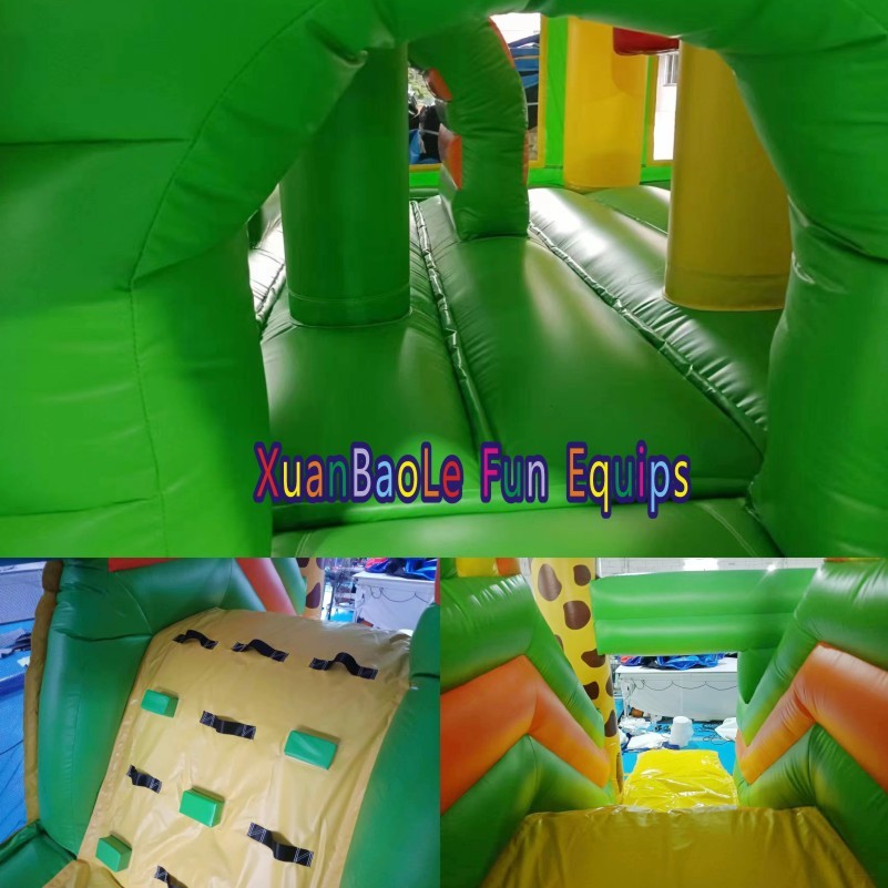 Kids’ Jungle Inflatable Bouncer Combo – Gorilla Themed Jump Castle with Slide for Garden 3