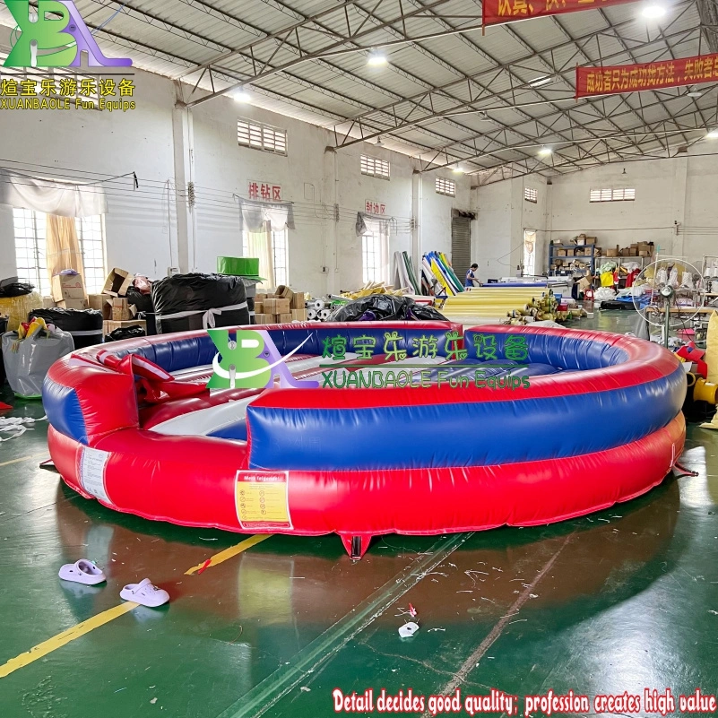 Bull Rodeo Sports Entertainment Party Rental Equipment Riding Rodeo Mechanical Bull with Inflatable USA mattress 1