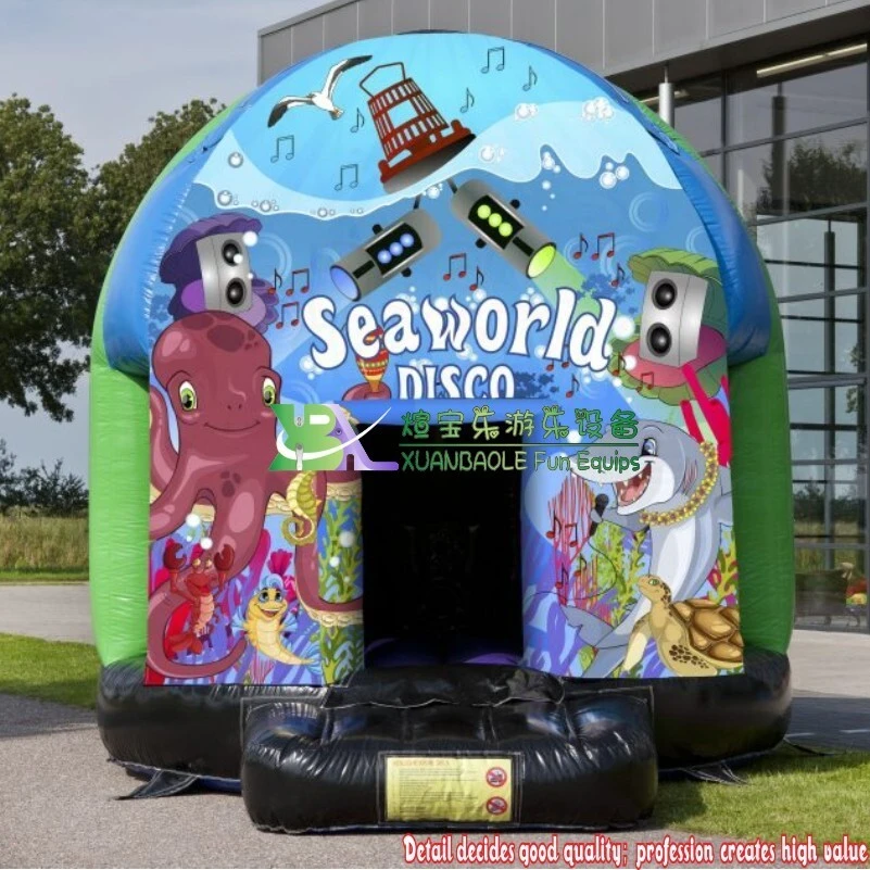 Portable Animation Inflatable Dome Tent  Color Changing Led Lighted Igloo Music Bar tent 1