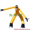 Inflatable 2 tube sky dance yellow inflatable air dance 3