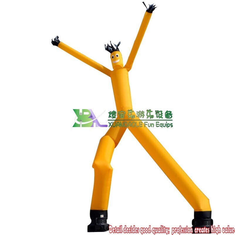 Inflatable 2 tube sky dance yellow inflatable air dance 6