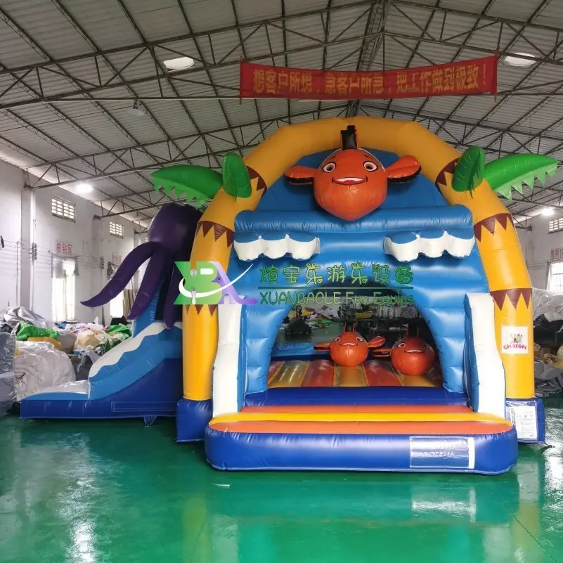 Inflatable Bounce House Combo KK Inflatable & XBL Fun Equips Family Activitiesfactory 4