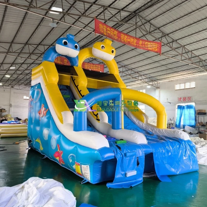 Tall Inflatable Water Slide for Sale Warp-527N Weft-323.8Nnew Arrival 2