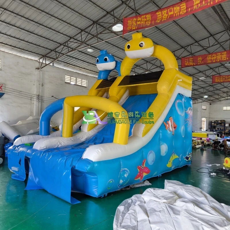 Tall Inflatable Water Slide for Sale Warp-527N Weft-323.8Nnew Arrival 5