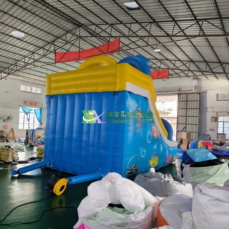 Tall Inflatable Water Slide for Sale Warp-527N Weft-323.8Nnew Arrival 4