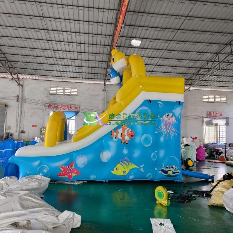 Tall Inflatable Water Slide for Sale Warp-527N Weft-323.8Nnew Arrival 10