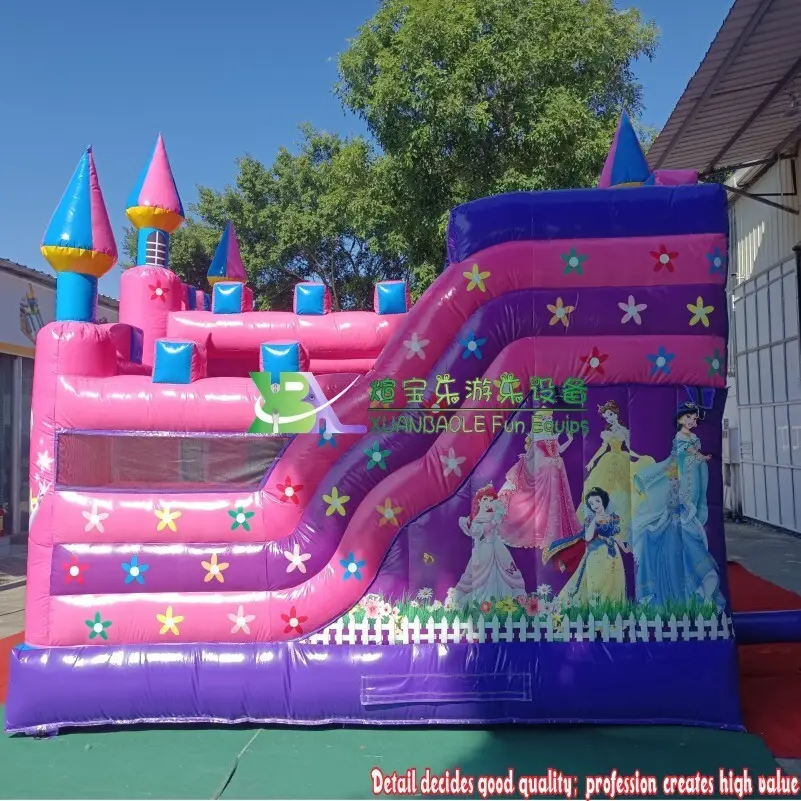 4 in 1 Castle Combo Inflatable House TNT Express - for Marketplace - KK Inflatable 4