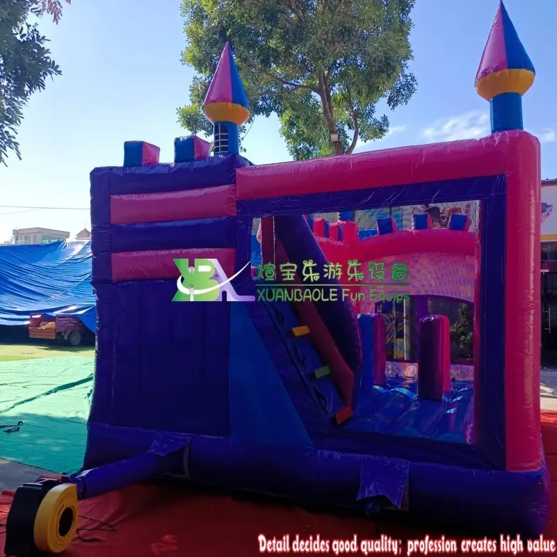 4 in 1 Castle Combo Inflatable House TNT Express - for Marketplace - KK Inflatable 5