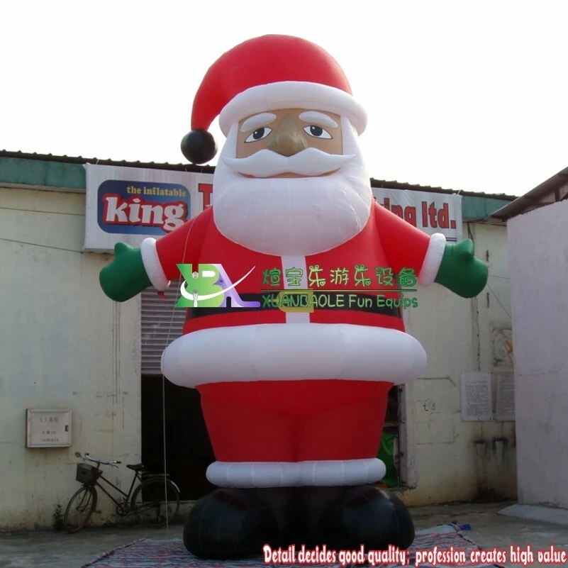 5m tall Durable Inflatable Santa Claus Christmas Father for Christmas Outdoor Decoration 1