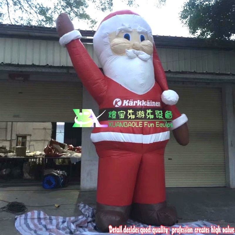 Père Noël gonflable géant de décoration de noël en plein air de 5M 1