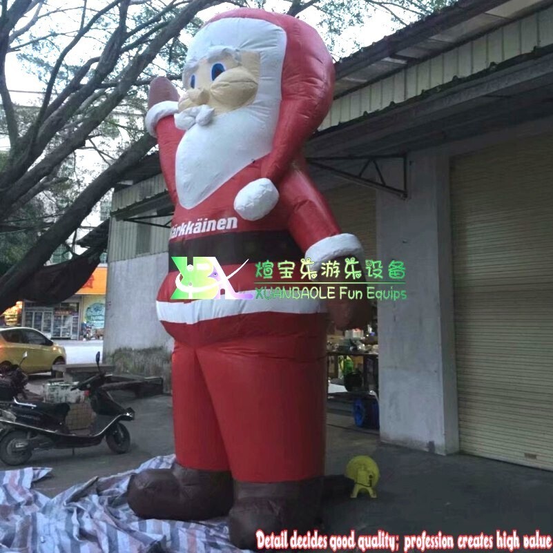 5M giant outdoor christmas decoration inflatable santa claus 3