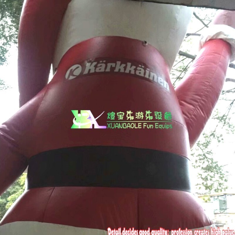 5M giant outdoor christmas decoration inflatable santa claus 4