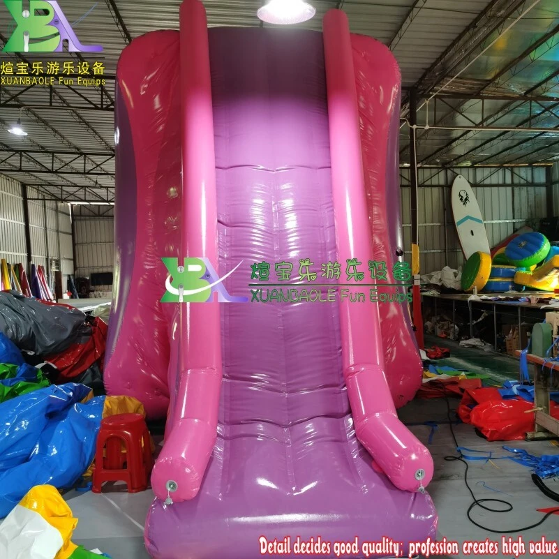 High-Quality Island Floating Inflatable Climbing Water Jumping Tower With Double Side Slides water Games 1