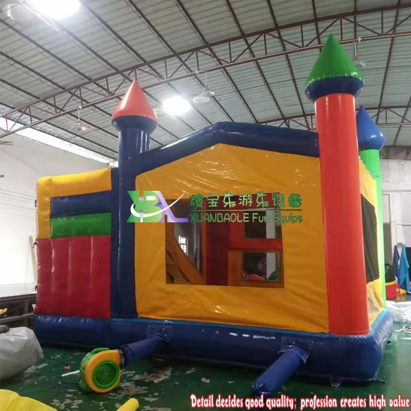 Commercial Kids Inflatable Water Wet Dry Combo Bouncer Castle With Pool With Logo / Banner Printing 1