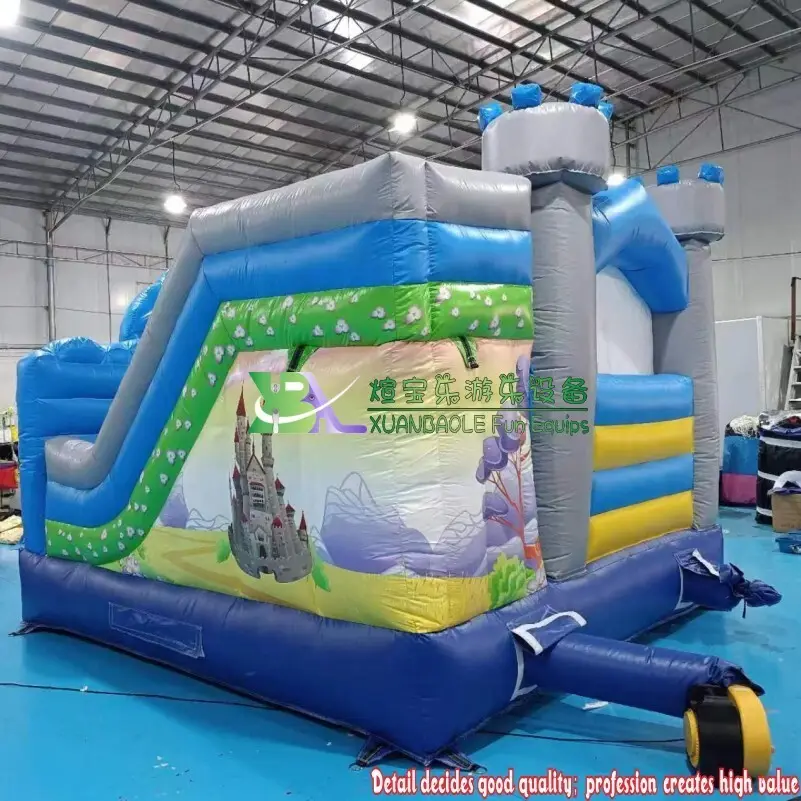 KK Inflatable 4 in 1 Castle Combo Inflatable House 391warp 4 in 1 Castle Combo Inflatable Housewith Good Price 5