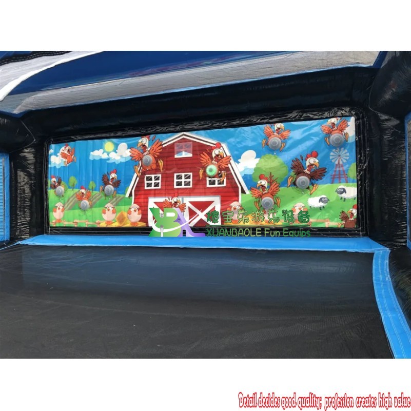 Juego interactivo IPS de galería de tiro inflable 3