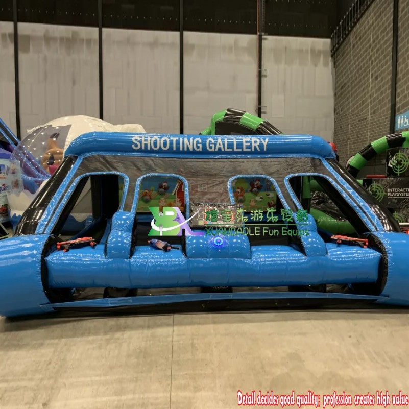 Juego interactivo IPS de galería de tiro inflable 7