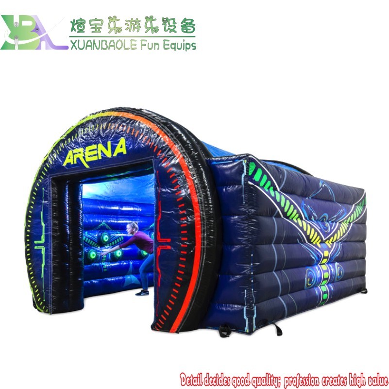 Etiquete la arena inflable ligera del juego del salto del partido de la arena inflable con el sistema de juego interactivo 1