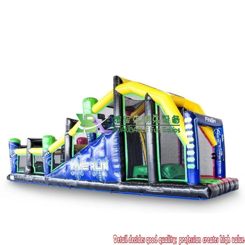 Obstacle course Base jump with IPS time run inflatable Sports challenges 1
