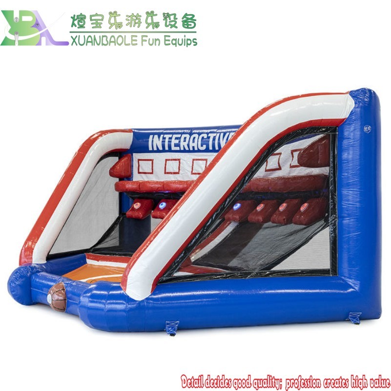 Arena deportiva combinada inflable de baloncesto con sistema IPS, juego de tiro deportivo inflable 2