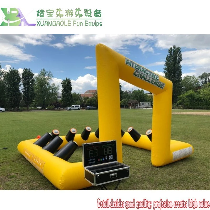 IPS Interactive arena-Light battle Inflatable Interactive boarding 1