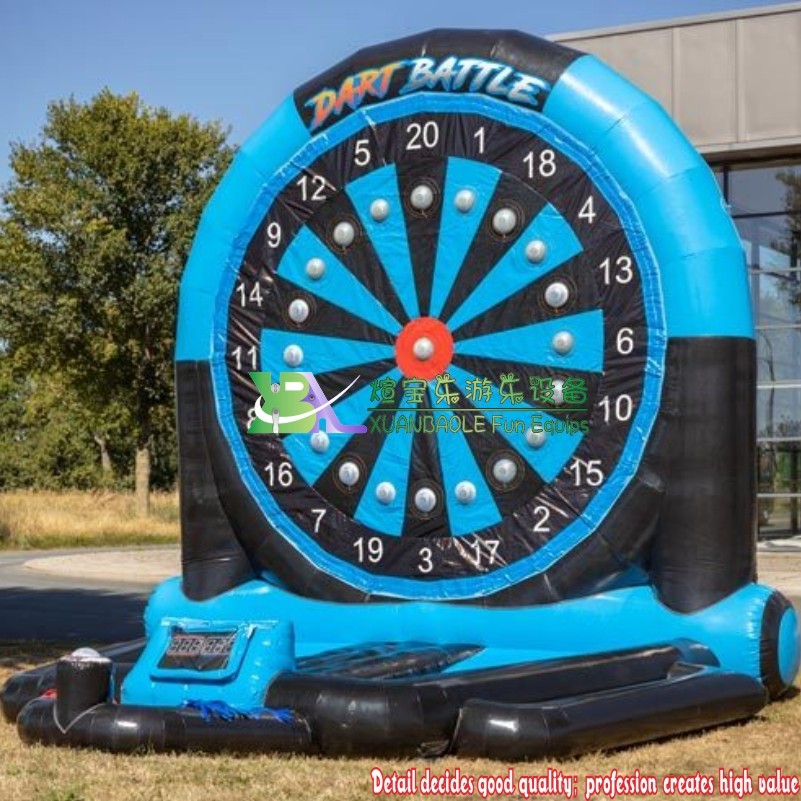 Juego deportivo de diana interactiva inflable alta IPS Dart Battle 4M 4