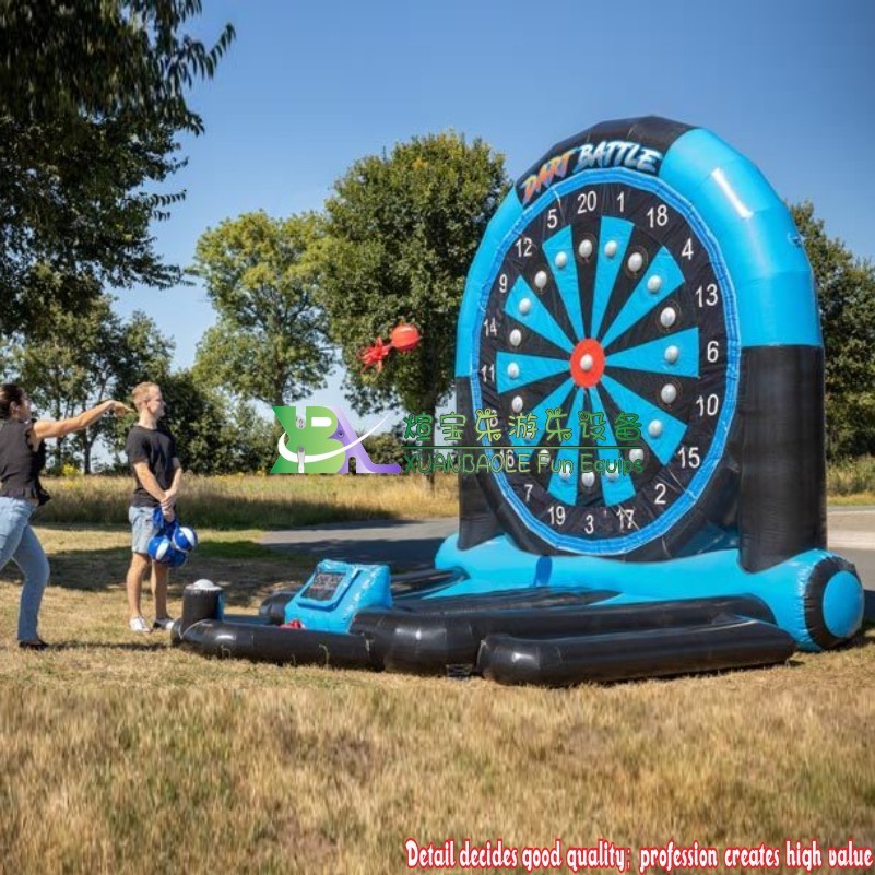 Juego deportivo de diana interactiva inflable alta IPS Dart Battle 4M 3