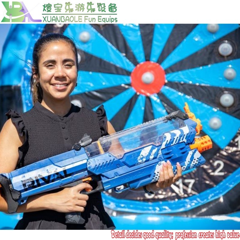 Juego deportivo de diana interactiva inflable alta IPS Dart Battle 4M 6