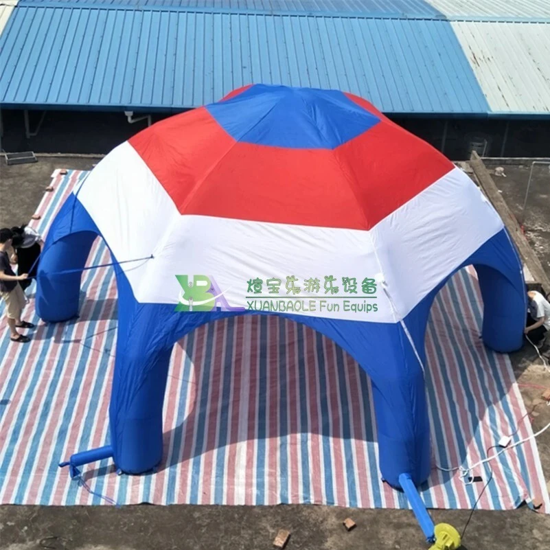 Customized 10m Inflatable Spider Tent Dome, Oxford Inflatble Tent With 6 Legs 1