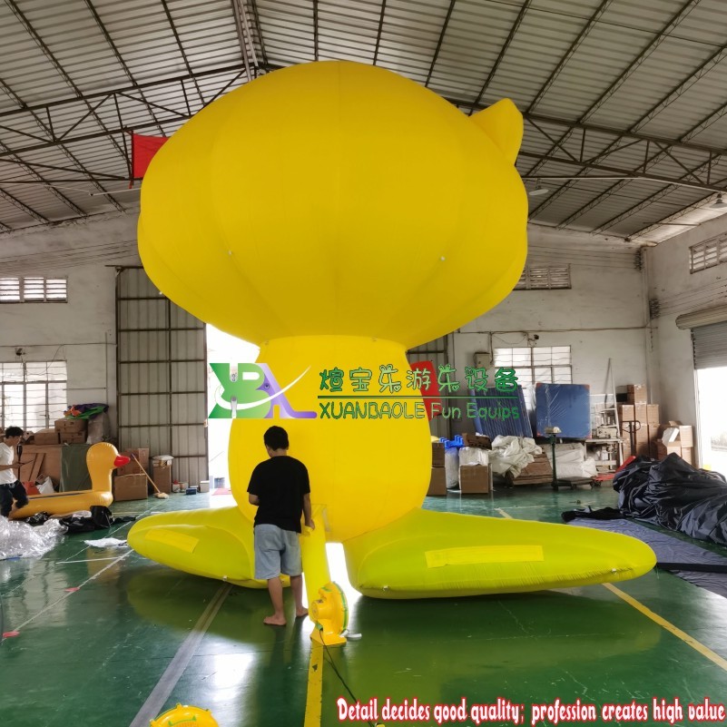 Costume Mascot Cartoon Character Yellow inflatable cartoon Oxford Cloth inflatable advertising 3